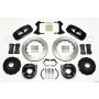 Wilwood 140-10951 AERO4 Rear P-Brake Kit 14.00in Mopar/Dana 2.36in Off w/Snap Ring Brng