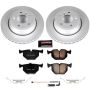 PowerStop CRK5738 Genuine Geomet Coated Rotor and Carbon-Fiber Ceramic Brake Pad Kit
