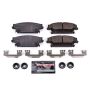 PowerStop Z23-1020 PowerStop - Z23 Daily Driver Carbon-Fiber Ceramic Brake Pads with Hardware Kit