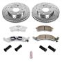 PowerStop K1534-26 Z26 Street Performance Ceramic Brake Pad and Drilled & Slotted Rotor Kit