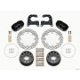 Wilwood 140-12550-D Dynapro Lug Mount Single Rear Dynamic Kit SA Drilled 58-64 Olds/Pont .690in Studs