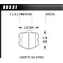 Hawk Performance HB531Z.570 Performance Ceramic Disc Brake Pad