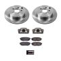 PowerStop KCOE6978A OE Stock Replacement Low-Dust Ceramic Brake Pad, Rotor and Caliper Kit