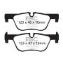 EBC Brakes DP32132C Redstuff Ceramic Low Dust Brake Pads