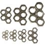 ALLSTAR PERFORMANCE ALL18291 LH Jam Nut Assortment Steel