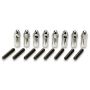 Moroso 68561 Chevrolet Small Block (w/1/2in-20 Hold Downs) Valve Cover Acorn Nuts - Chrome - Set of 8