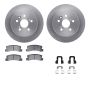 Dynamic Friction 6512-76386 Rotor Kit