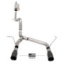 CORSA Performance 21124BLKUSA Corsa 2018-2024 Jeep Wrangler JLU 3.6L 2.75in Sport Cat-Back Exhaust w/ Black Tips