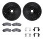 Dynamic Friction 8512-99348 Rotor Kit