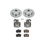 PowerStop KCOE941 OE Stock Replacement Low-Dust Ceramic Brake Pad, Rotor and Caliper Kit