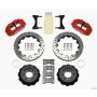 Wilwood 140-11963-DR Narrow Superlite 6R Front Hat Kit 12.88in Drill Red 93-96 Mazda RX7