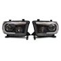 Raxiom TU16007 07-13 Toyota Tundra Axial Projector Headlights w/ SEQL LED Bar- Blk Housing (Clear Lens)
