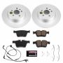 PowerStop CRK7994 Genuine Geomet Coated Rotor and Carbon-Fiber Ceramic Brake Pad Kit
