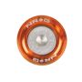 NRG Fender Washer Kit w/Rivets For Metal (Orange) - Set of 10