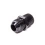 FRAGOLA FRG481613-BL Straight Adapter Fitting #12 x 1/2 MPT Black