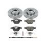 PowerStop KOE7026 OE Stock Replacement Low-Dust Ceramic Brake Pad and Rotor Kit