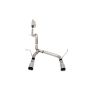 CORSA Performance 21122 Corsa 2007-2018 Jeep Wrangler JKU 3.6L Sport 2.75in Cat-Back Exhaust w/ Single 4in Tips