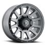 ICON Compression HD 18x9 8x6.5 12mm Offset 5.5in BS Titanium Wheel