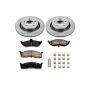 PowerStop KOE1700 OE Stock Replacement Low-Dust Ceramic Brake Pad and Rotor Kit