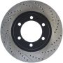 Stoptech 127.44127L Slotted & Drilled Sport Brake Rotor