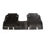 Rear Floor Liners Black 18-   Jeep Wrangler JL