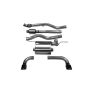 CORSA Performance 14937BLK Corsa 2012-2017 BMW 335i Sedan RWD F30 3in Black Touring Dual Rear Single 3.5in Tip Cat-Back Exhaust