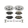 PowerStop KOE6544 OE Stock Replacement Low-Dust Ceramic Brake Pad and Rotor Kit