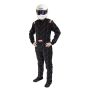 Racequip 130902 Black Chevron-1 Suit - SFI-1 Small