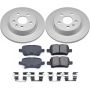 PowerStop CRK7896 Genuine Geomet Coated Rotor and Low-Dust Ceramic Brake Pad Kit