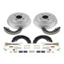PowerStop KOE15310DK Power Stop 2001 Honda Civic Coupe Rear Autospecialty Drum Kit
