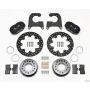 Wilwood 140-13716-D Forged Dynalite Rear Drag Kit Drilled Rotor Ford 8.8 Special w/2.50in Offset-5 Lug