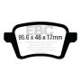 EBC Brakes DP33027C Redstuff Ceramic Low Dust Brake Pads