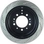 Stoptech 127.44087L Slotted & Drilled Sport Brake Rotor