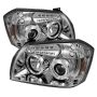 SPYDER 5009883 Projector Headlights - LED Halo - Chrome