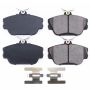 PowerStop 17-598 PowerStop - Z17 Low-Dust Ceramic Brake Pads with Hardware