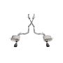 CORSA Performance 21195BLK Corsa 2021-2024 Dodge Durango SRT Hellcat Cat-Back 2.75in Dual Rear Exit Sport 4.5in Black PVD Tips