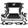 Mishimoto MMINT-BR23-21HKBKBK 21+ Bronco 2.3L High Mount INT Kit BK Core BK Pipes
