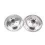 PowerStop AR85100XPR PowerStop Evolution Performance Drilled, Slotted & Plated Brake Rotor Pair