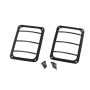 Kentrol 07-18 Jeep Wrangler JK Taillight Guard Pair - Powdercoat Black