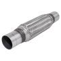 FORTLUFT 4401078 Exhaust Flex Connector with Extension Pipes 1.75''x8.00''x12.00'' Stainless Steel