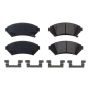 PowerStop 17-1076 PowerStop - Z17 Low-Dust Ceramic Brake Pads with Hardware