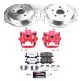 PowerStop KC5333A-36 Z36 Truck and SUV Ceramic Brake Pad, Drilled & Slotted Rotor, and Caliper Kit