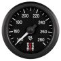 AutoMeter ST3310 Stack 52mm 140-280 Deg F 1/8in NPTF Male Pro Stepper Motor Oil Temp Gauge - Black