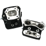 S&S Cycle 106-4570 84-99 BT Performance Replacement Low Compression 82cc Cylinder Heads - Wrinkle Black