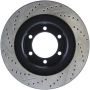 Stoptech 127.44127L Slotted & Drilled Sport Brake Rotor