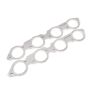 Stainless Works BBC Round Port 304SS Exhaust Flanges 2-3/8in Primaries (Raised Port Heads Only)