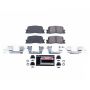 PowerStop Z23-906 PowerStop - Z23 Daily Driver Carbon-Fiber Ceramic Brake Pads with Hardware Kit