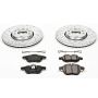 PowerStop K985 Z23 Daily Driver Carbon-Fiber Ceramic Brake Pad and Drilled & Slotted Rotor Kit