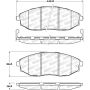 Stoptech 308.10310 Street Brake Pads