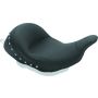 Mustang Motorcycle 76079 Mustang 08-21 Harley Electra Glide,Rd Glide,Rd King, Str Glide Lowdown Solo Seat w/Studs - Black
